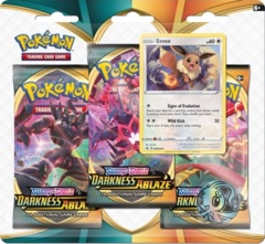 Pokemon SWSH3 Darkness Ablaze 3-Pack Blister - Eevee Promo